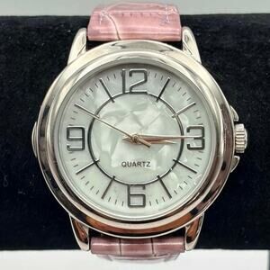 Pink & Silver Quartz Watch